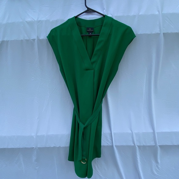 Worthington Women’s Kelly Green Dress Size XS NWOT thin belt, very cute vibran… - Picture 5 of 5